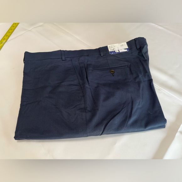 Hart Schaffner Marx Navy Dress Pants - Picture 1 of 6